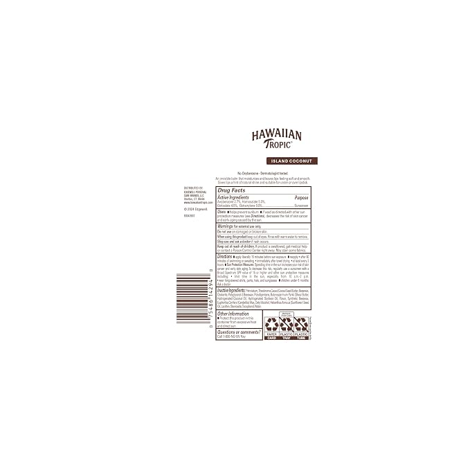 Hawaiian Tropic Lip Sunscreen SPF 30, Island Coconut | SPF Lip Balm, Beach - Image 7