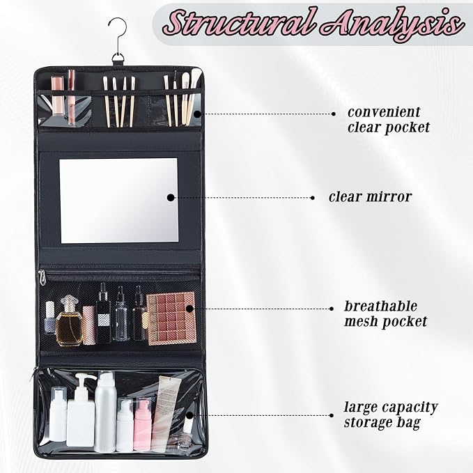 Travel Hanging Toiletry Bag - Image 3