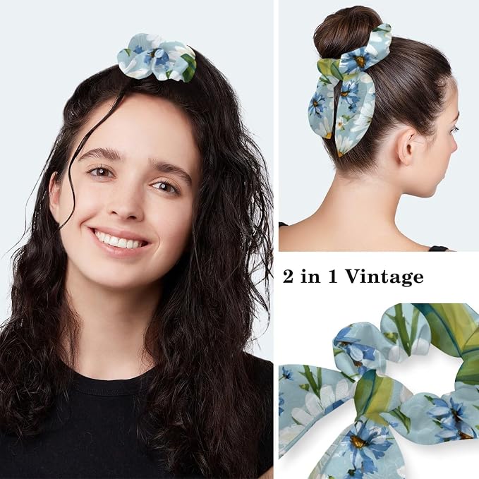 Scrub Cap with Hair Scrunchy, Ponytail Holder Surgical Cap - Image 5