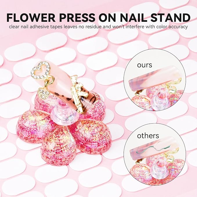 Nail Stand for Press On Fake Nails Painting Display Practice, Powerful Magnetic - Image 5