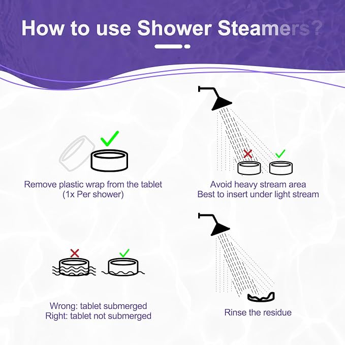 SWCANDY Shower Steamers Aromatherapy Travel Essentials Birthday Gifts - Image 4