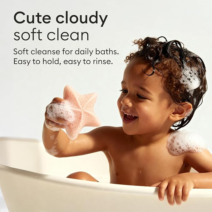 Vove Organic Konjac Baby Bath Sponges 3-Pack - Image 2