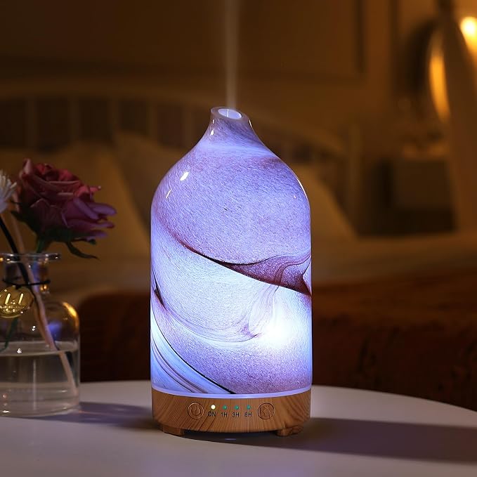 Essential Oil Diffuser Hand Blown Glass Aromatherapy Diffuser - Image 8
