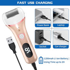 Electric Foot Callus Remover, Rechargeable Portable Electronic Foot File - Image 3