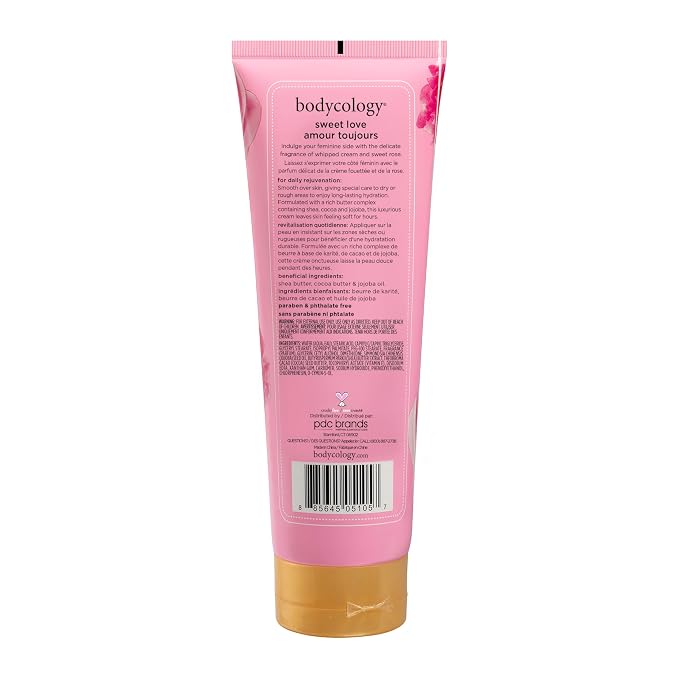 Bodycology Shea Butter Body Cream, Sweet Love, 8 oz - Image 2