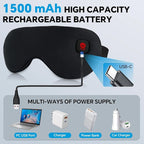 Cordless Heated Eye Mask for Dry Eyes Relief, - Image 7