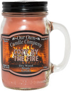Our Own Candle Company Cozy by The Fire Scented Mason Jar Candle, 100 Hour Burn by OurOwnCandleCompanycandles
