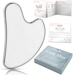 Stainless Steel Gua Sha Facial Tools | Premium Face & Body Massage Scraper by ByLif