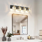 PRESDE 4-Light Crystal Vanity Light - Image 3