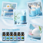Clean Essential Oils Set for Diffuser & Candle Making | 6 Pack Premium - Image 5
