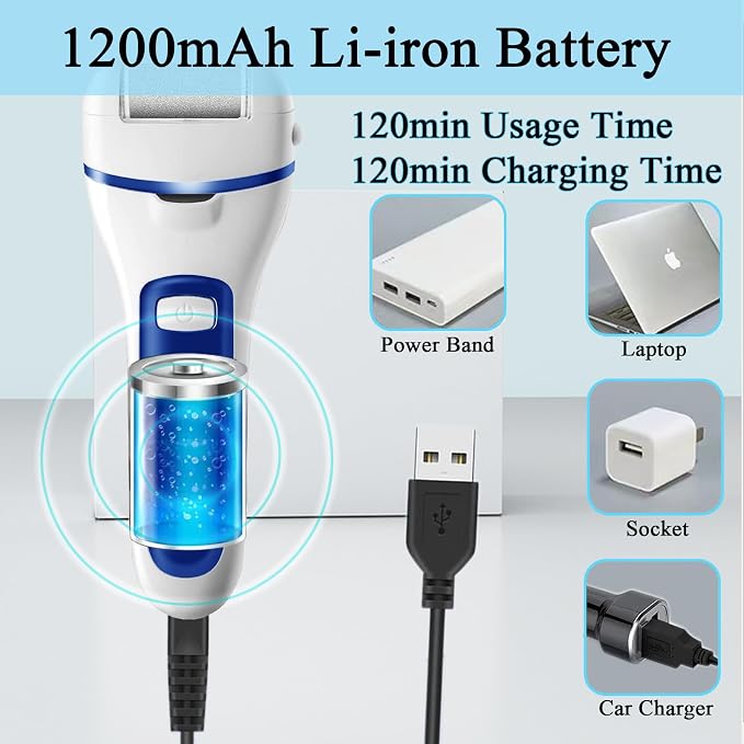 Callus Remover for Feet, 13-in-1 Professional Pedicure Tools Foot Care Kit - Image 4