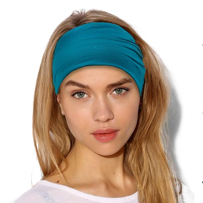 GiLi 2 Pack Wide Headbands for Women Boho African Knotted Non Slip Fashion Hair - Image 2