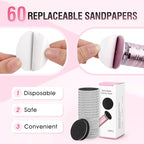 Electric Foot File Callus Remover: Adjustable Speed 1000RPM Feet File Grinder - Image 6