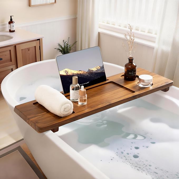 Teak Bathtub Tray - Image 7