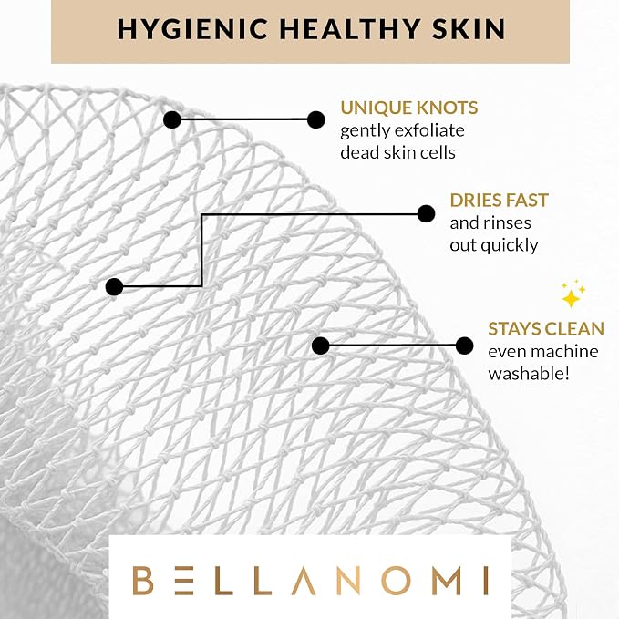 BELLANOMI African Exfoliating Net Sponge, Ethically sourced from Nigeria - Image 6