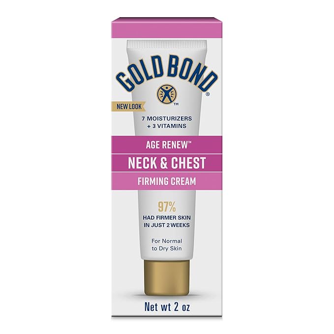 Gold Bond Age Renew Neck & Chest Firming Cream, 2 Oz, and Visibly Improves by GoldBond