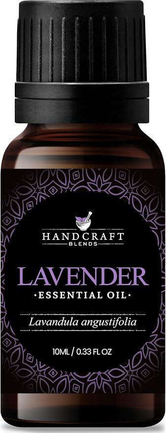 Handcraft Blends Lavender Essential Oil – 0.33 Fl Oz – 100% Pure and Natural – by HandcraftBlends