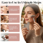 BAIMEI Stainless Steel Gua Sha & Face Roller Set, Facial Massage Tool - Image 4