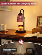 Innqoo Pomegranate Red Candle Warmer Lamp - Image 5