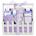 Gift Baskets for Women, Lavender Gift Sets for Women Self Care Spa Gift Basket by Ariosemonde