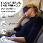 Newcotte 50 Pcs Silk Sleep Eye Mask - Image 3