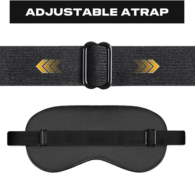 Silk Sleep Mask, Adjustable Soft Eye Cover - Image 2