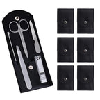 6 Sets Pack Travel Manicure Set Professional Nail Clipper Kit-5 Pieces by HANTEKAS