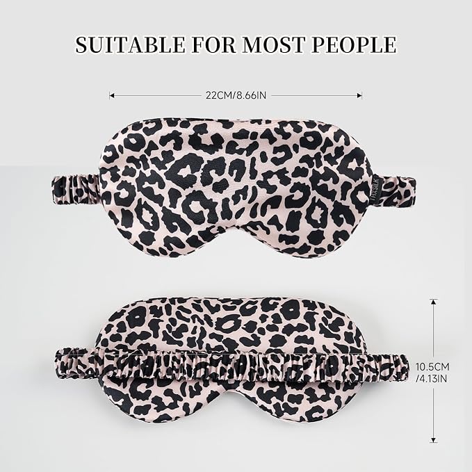 THXSILK Sleep Mask 100% 19 Momme Pure Mulberry Silk Super Smooth Cooling - Image 5
