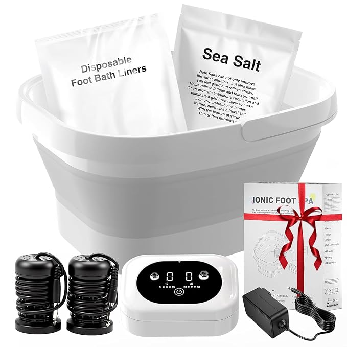 Ionic Foot Bath Detox Machine, Foot Detox Foot Bath Soak Tub by Unknown
