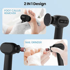 Electric Callus Remover for Feet, 2 in 1 Electric Foot File Grinder, - Image 4