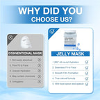 Jelly Mask for Facials Professional, Hydrating & Moisturizing Peel-Off Natural - Image 6