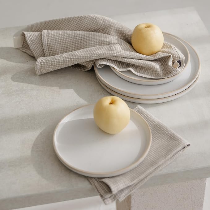 European Flax Linen Kitchen Towels Set of 2 - Image 5