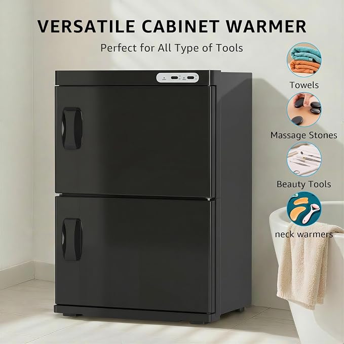 TABU 46L Hot Towel Warmer Cabinet, Extra Large Professional Towel Heater - Image 3