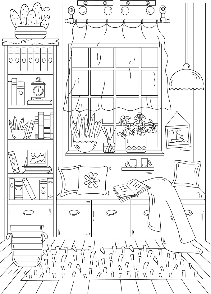 Jekohor Spring Theme Adult Coloring Book - Image 5