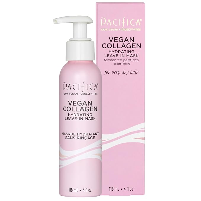 Pacifica Vegan Collagen Leave-In Repair Hair Mask – Leave-In Conditioner by PacificaBeauty