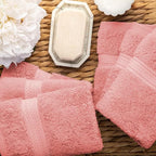 Superior Egyptian Cotton Pile Face Towel/Washcloth Set of 6, Ultra Soft Luxury - Image 8