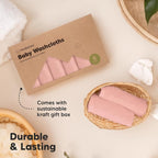 6-Pack Baby Washcloths – Soft Absorbent Viscose from Bamboo Washcloths - Image 7