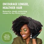Mielle Organics Rosemary Mint Strengthening Hair Mask, Deep Conditioning - Image 3