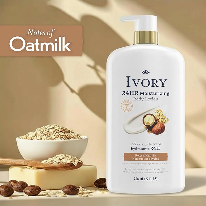 Ivory Hand & Body Lotion, 24hr Moisturizing, Repairs Extra Dry Skin, All Day - Image 4