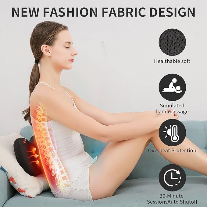 iKristin Back Massager, Shiatsu Neck Massager - Image 2