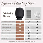 Exfoliating Gloves 2 Pcs, Korean Exfoliating Mitts, Body Scrub - Image 7