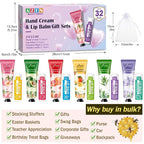 AZEN 32 Sets Bulk Gifts, Hand Cream and Lip Balm Bulk Set - Image 6