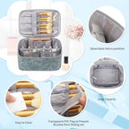 OCHEAL Makeup Bag Set, Portable Travel Makeup Bags Cosmetic Organizer Bag - Image 2