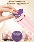 Electric Foot Callus Remover, 3-Speed Rechargeable Cordless Electronic Foot File - Image 6