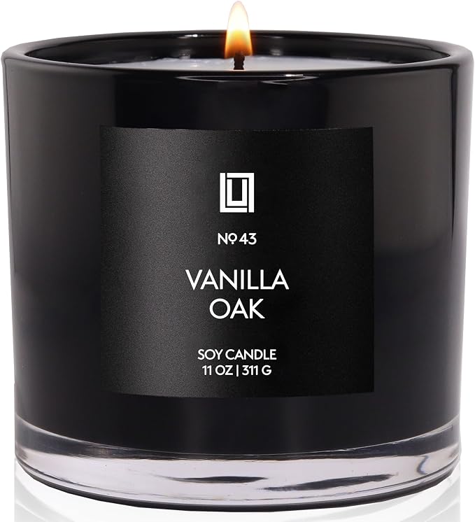Lulu Candles | Vanilla Oak| Luxury Scented Soy Jar Candle | Hand Poured in The - Image 2