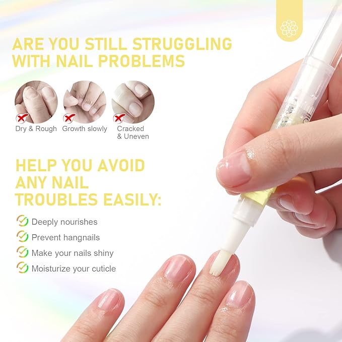 SAVILAND Natural Cuticle Oil Pen: 12PCS Revitalizing Cuticle Oil - Image 2