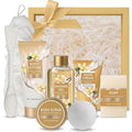 Spa Luxetique Gifts for Women 8pcs Vanilla Bath and Body Works Gift Set for by SPALUXETIQUEWORLD