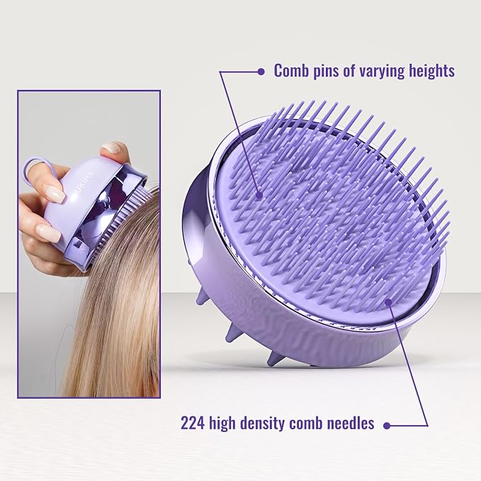SHINLEA 2 in 1 Scalp Massager Hair Growth, Scalp Scrubber - Image 3