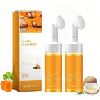 2 Pcs Turmeric Brightening Facial Cleanser, Deep Cleansing Exfoliating Glow by Unknown