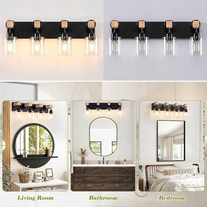 Licperron 4-Lights Farmhouse Vanity Lights - Image 7